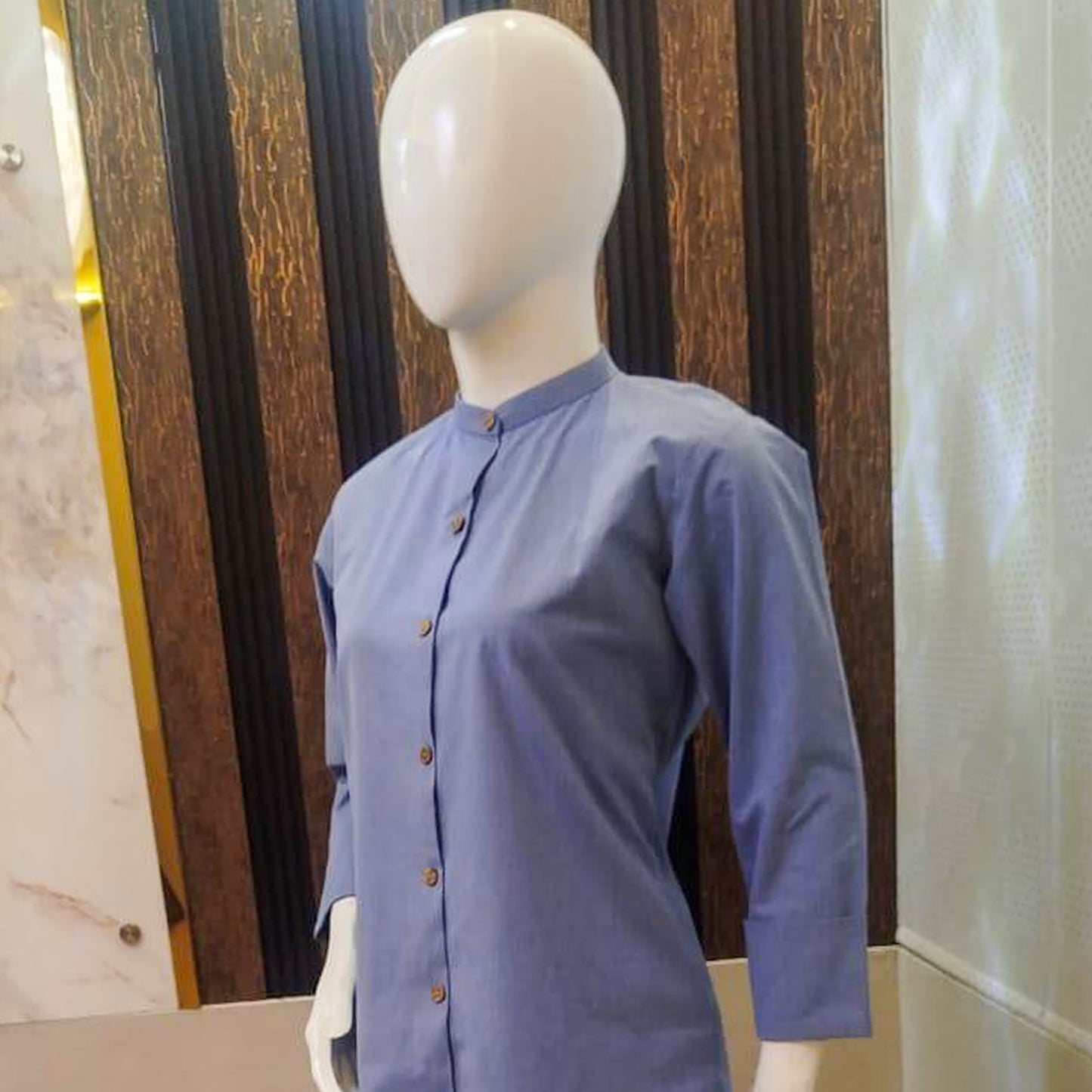 Classic Blue Cotton Co-ord Set