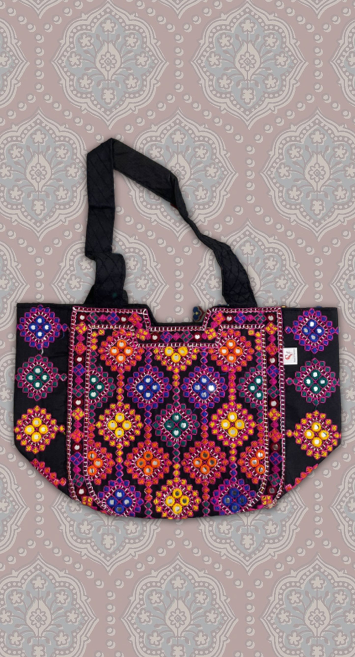 Handcrafted Embroidered Shoulder Bag