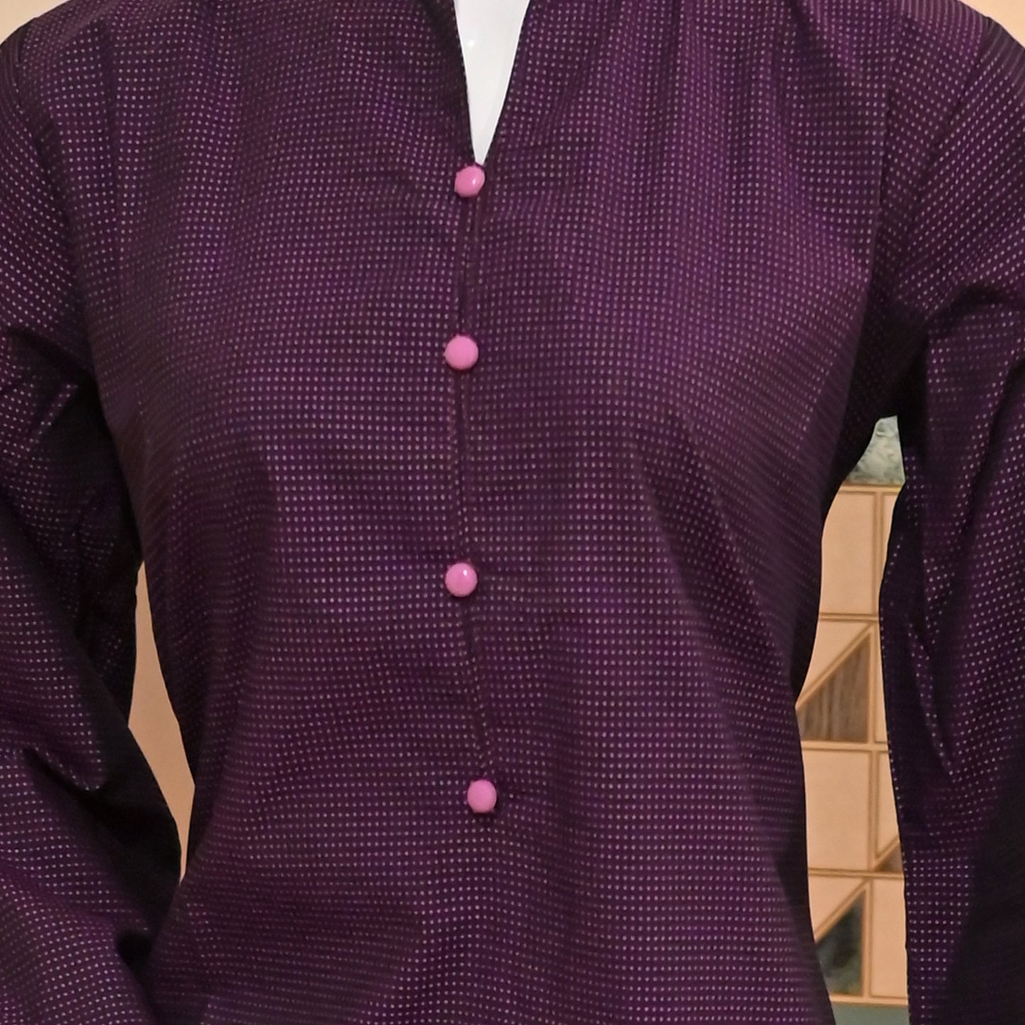 Deep Purple Kurta Shalwar Set